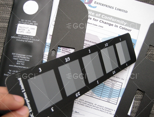 SDC ISO Standard Faded Grey Card
